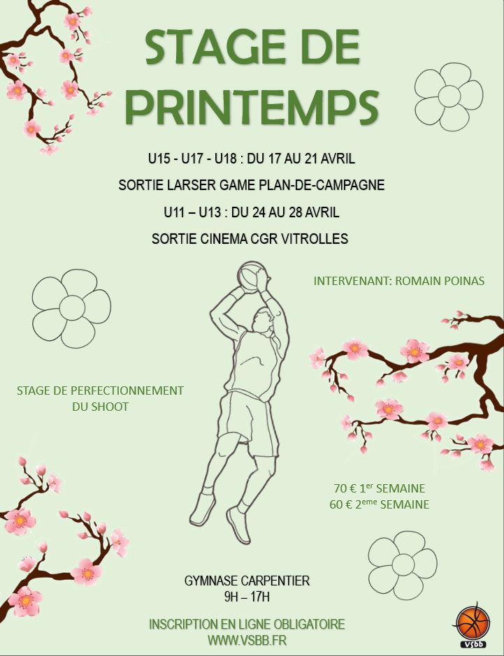 Stage printemps 2023